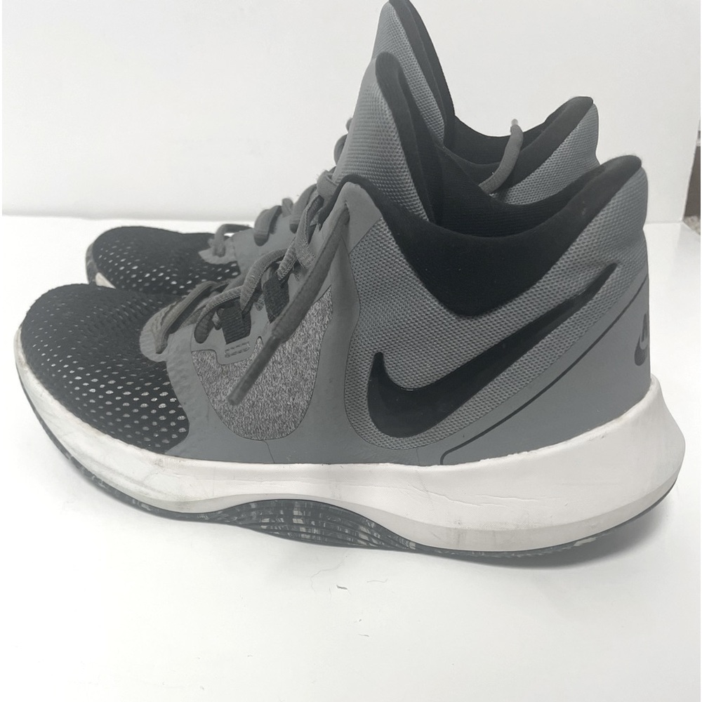 Nike Air Precision 2 NBK Basketball Shoe Black Gray Mens 7